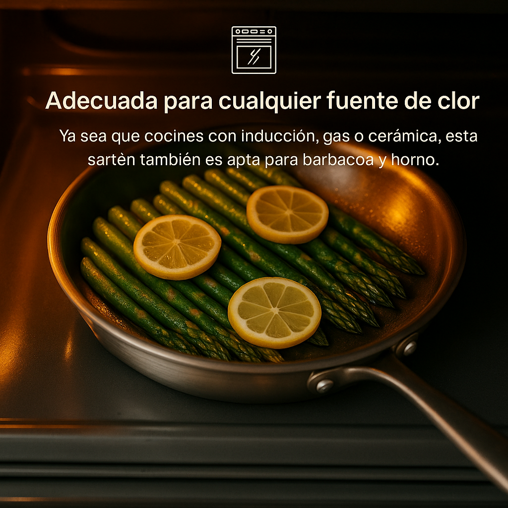 Conjunto de Dosél para sartén Titan con efecto martillado