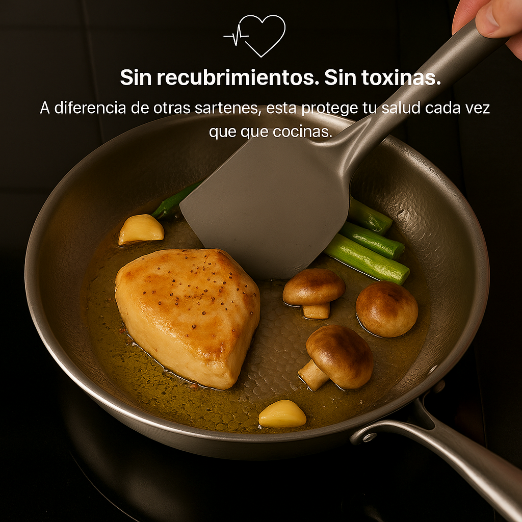 Conjunto de Dosél para sartén Titan con efecto martillado