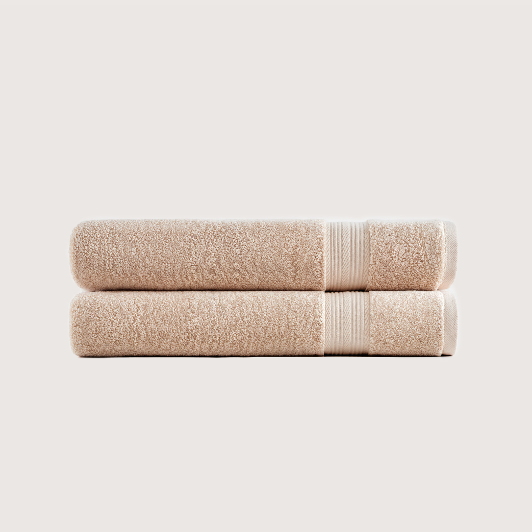 Toallas de baño de algodón egipcio Ultrasoft 2 piezas (55x28 pulgadas)