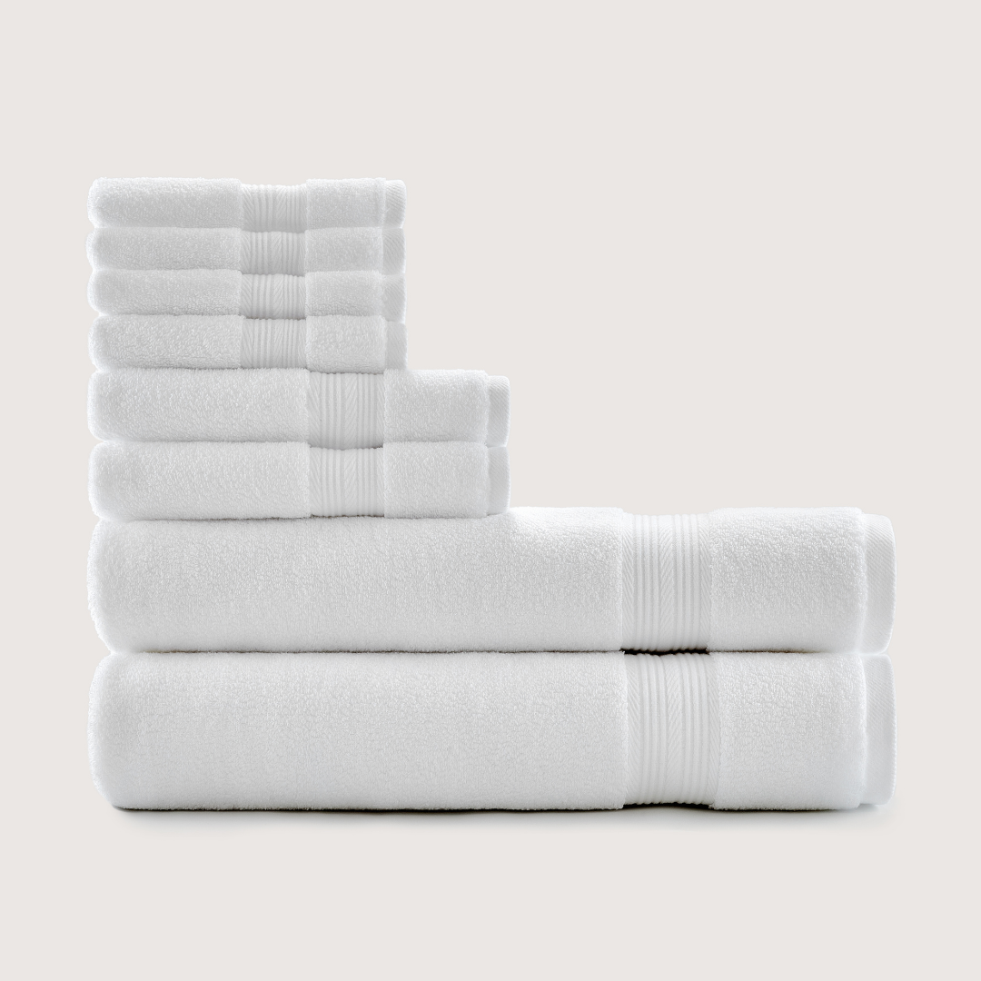 Juego de baño completo Ultrasoft 8 piezas