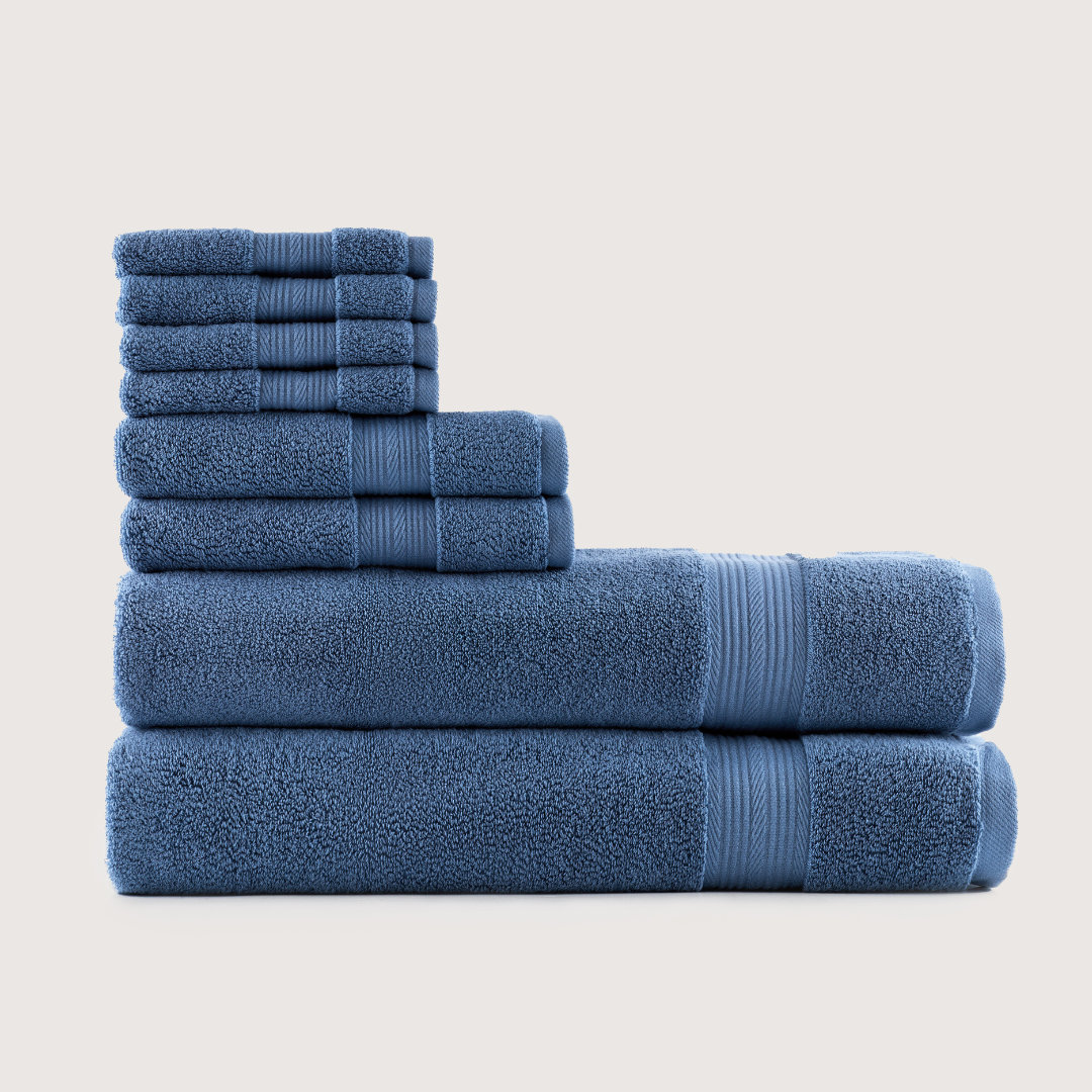 Juego de baño completo Ultrasoft 8 piezas