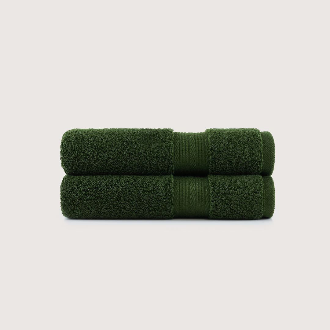 Toallas de mano de algodón egipcio Ultrasoft 2 piezas (30x14 pulgadas)